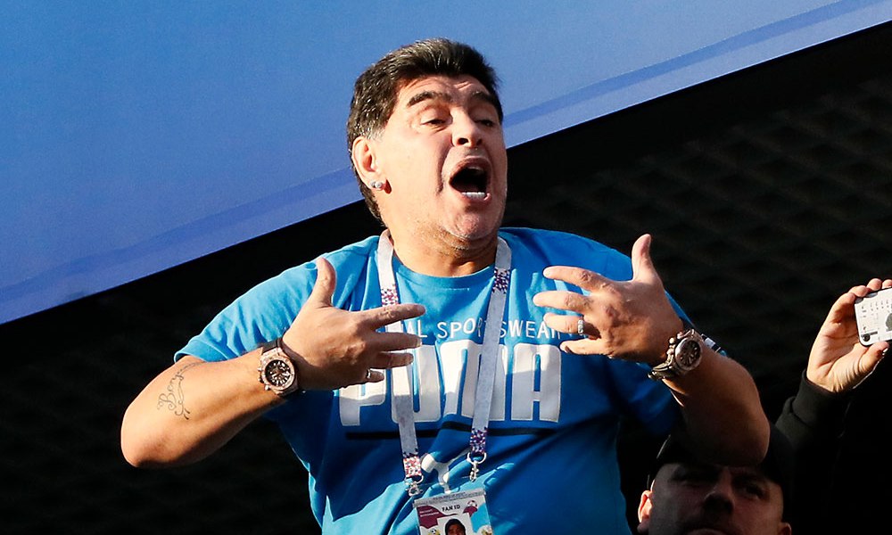 Coupe du Monde 2018 : Diego Maradona pète un câble en plein match !