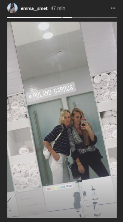 Roland-Garros : Estelle Lefébure et Emma Smet, mère et fille très complices !