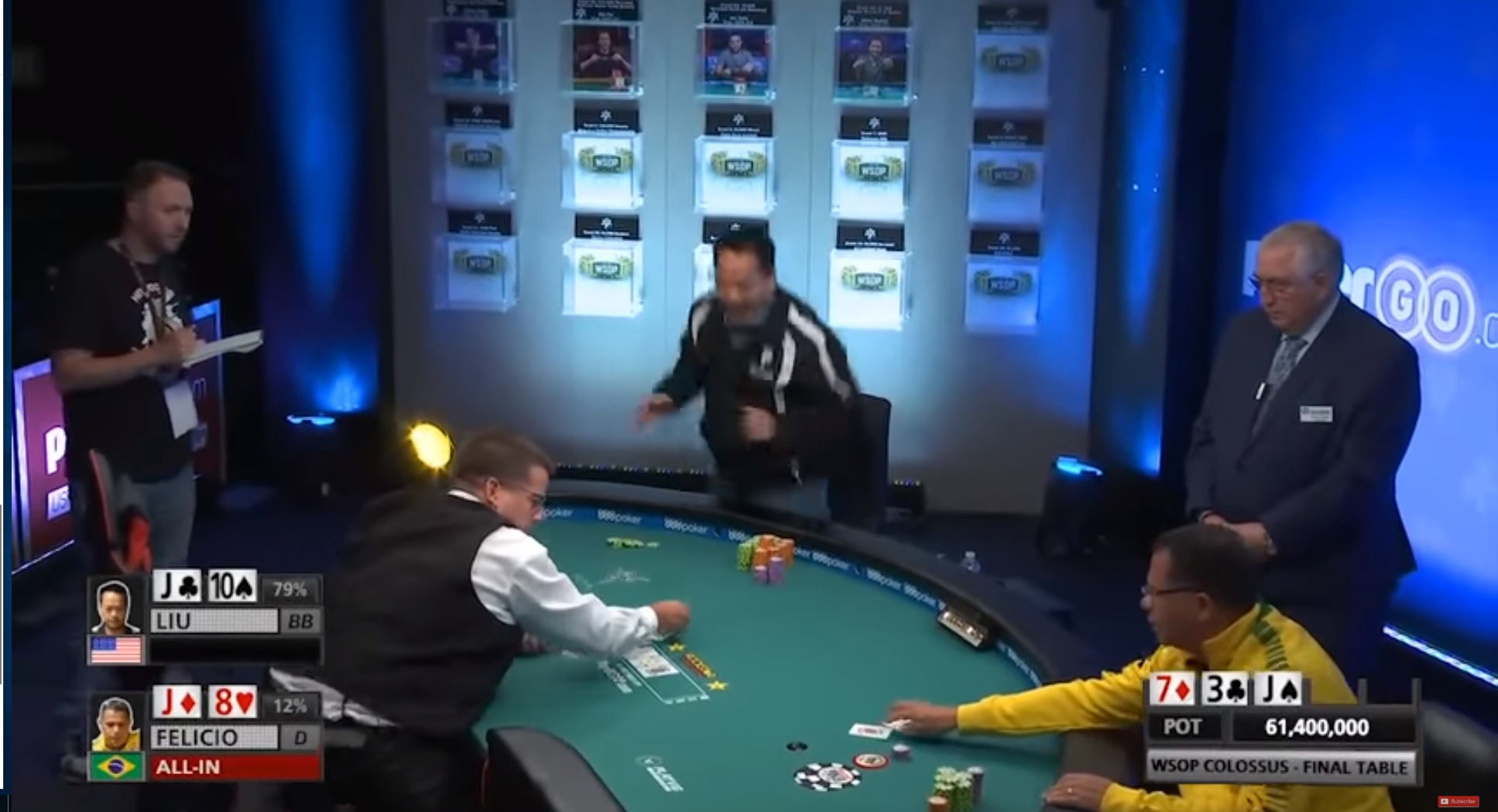 Poker : Un joueur célèbre sa victoire un peu trop vite et perd 1 million de dollars