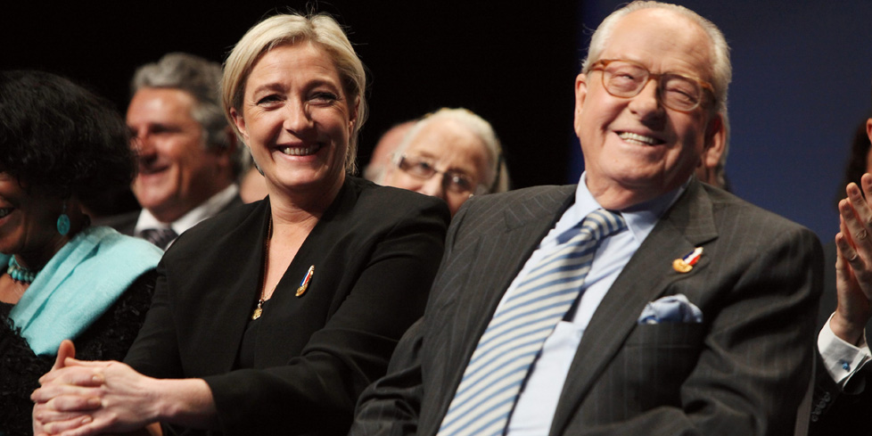 Marine et Jean-Marie Le Pen enterrent la hache de guerre pour la fête des pères