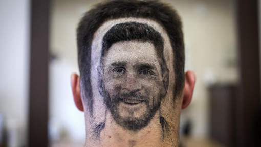 Et si votre coiffeur vous dessinait Lionel Messi sur la tête ?