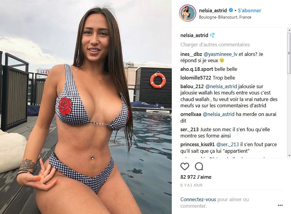 Astrid Nelsia Sexy En Maillot De Bain Elle D voile Ses Courbes 