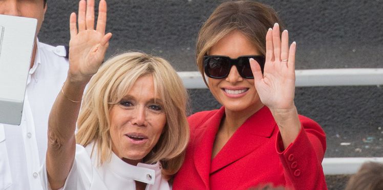 Brigitte Macron &amp; Melania Trump : Des retrouvailles chaleureuses en Belgique !