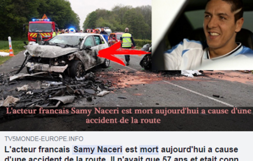 Non, Samy Naceri n'est pas mort contrairement à une énième rumeur