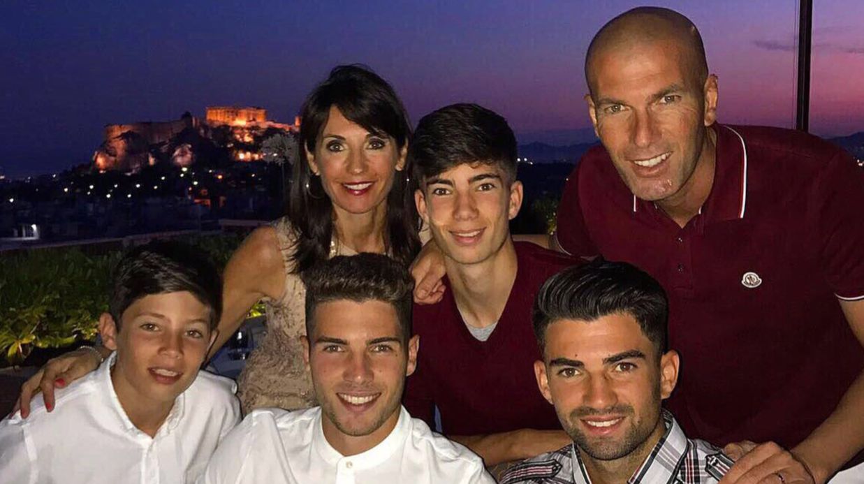 Quand le clan Zidane dévoile un cliché de famille tout en abdos !