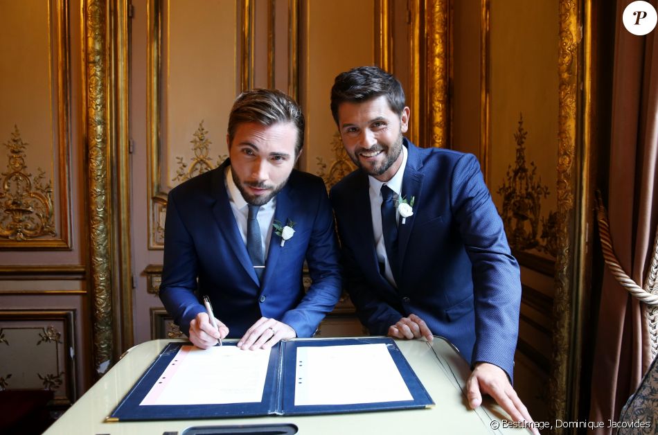 Christophe Beaugrand dévoile les photos de son mariage avec Ghislain Guerin !