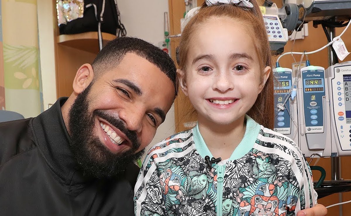 Drake répond présent à l'anniversaire d'une petite fille gravement malade