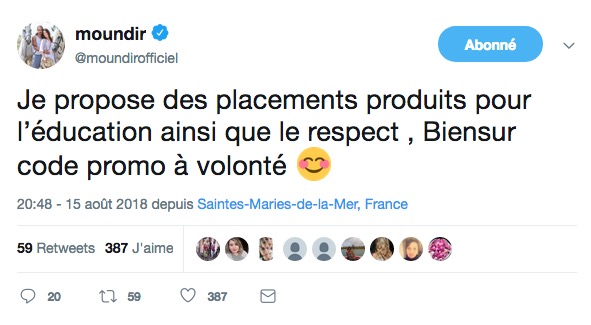 Moundir réagit aux attaques de Bastien Grimal contre les candidats de télé-réalité !