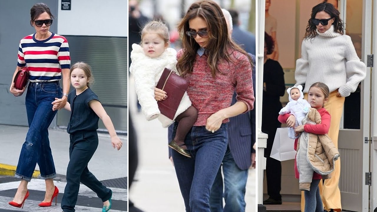 Quand la fille de Victoria Beckham, Harper se la joue mini Spice Girl