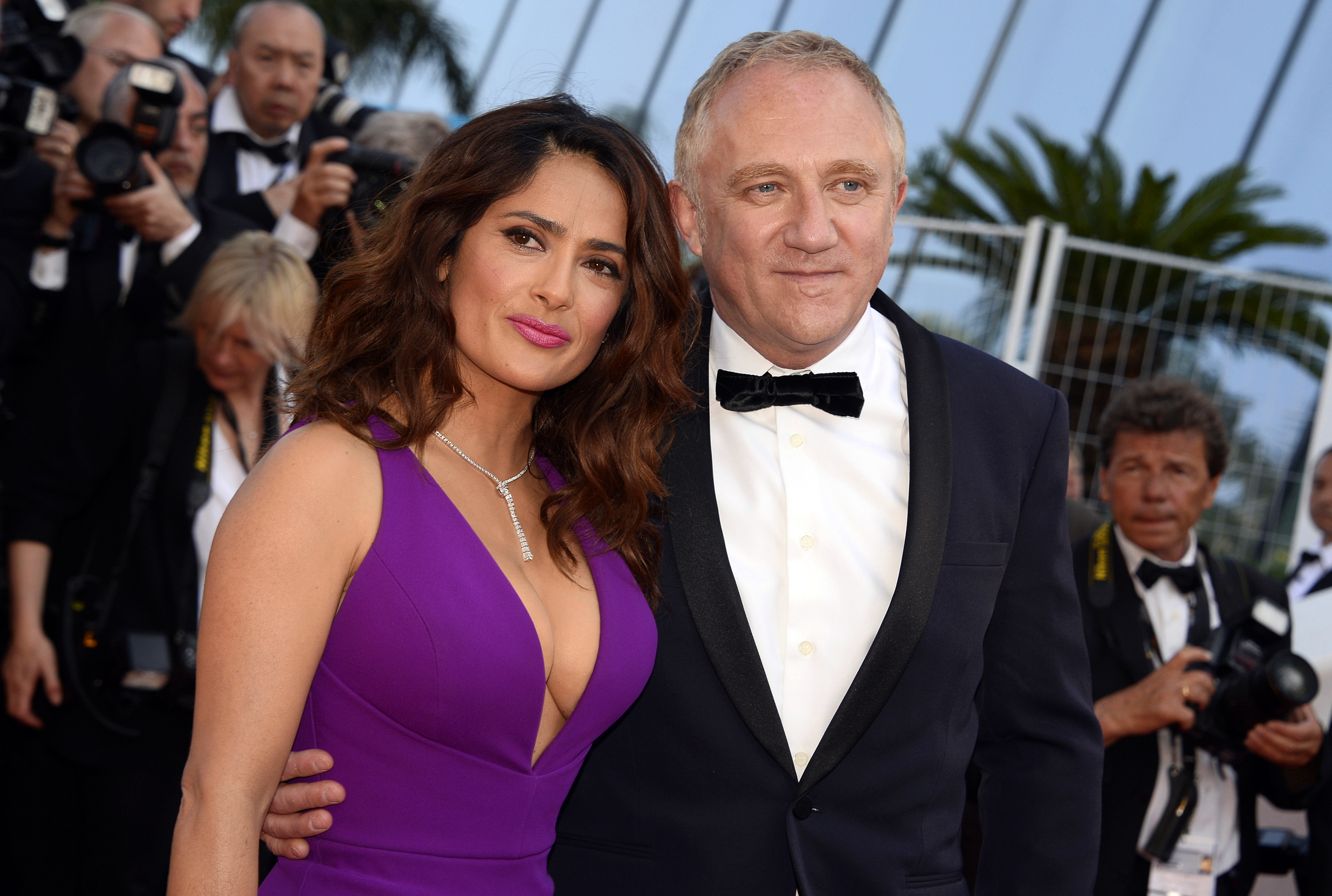 Salma Hayek renouvelle ses voeux de mariage dans un cadre romantique