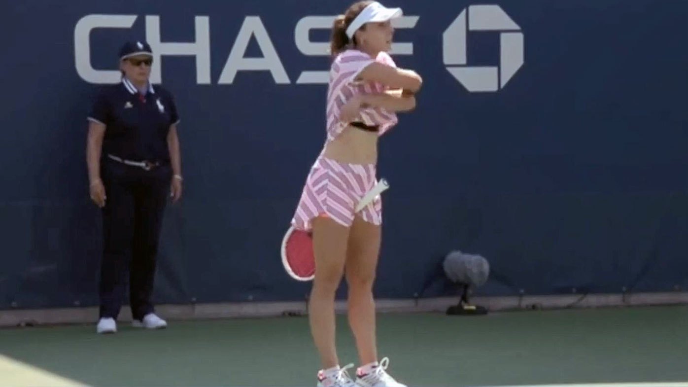 US Open : Le strip-tease improvisé d'Alizé Cornet fait débat