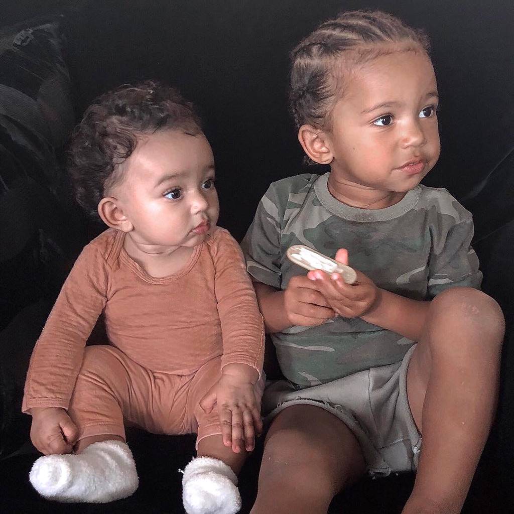 Kim Kardashian : Saint West gaga de sa petite soeur Chicago !