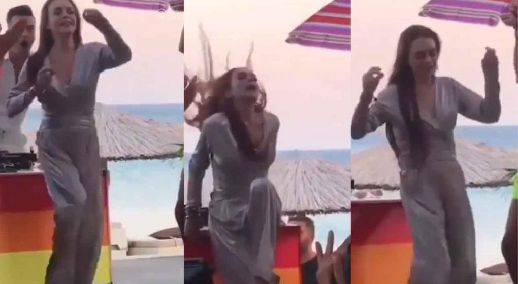 Lindsay Lohan : sa petite danse improvisée fait la joie des internautes