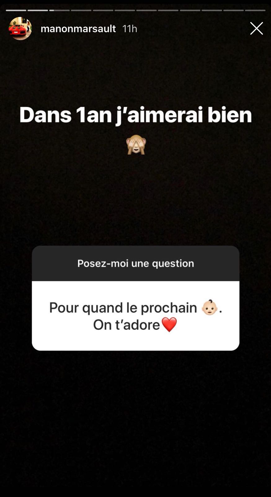 Manon Marsault prête à avoir un deuxième enfant ? Elle fait des révélations