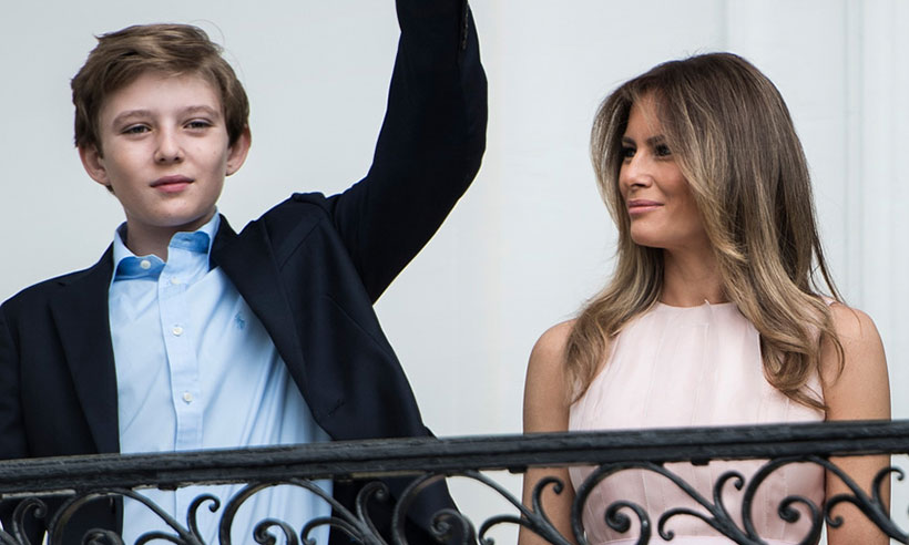 Melania Trump : La Première dame plus attentionnée que jamais avec son fils Barron