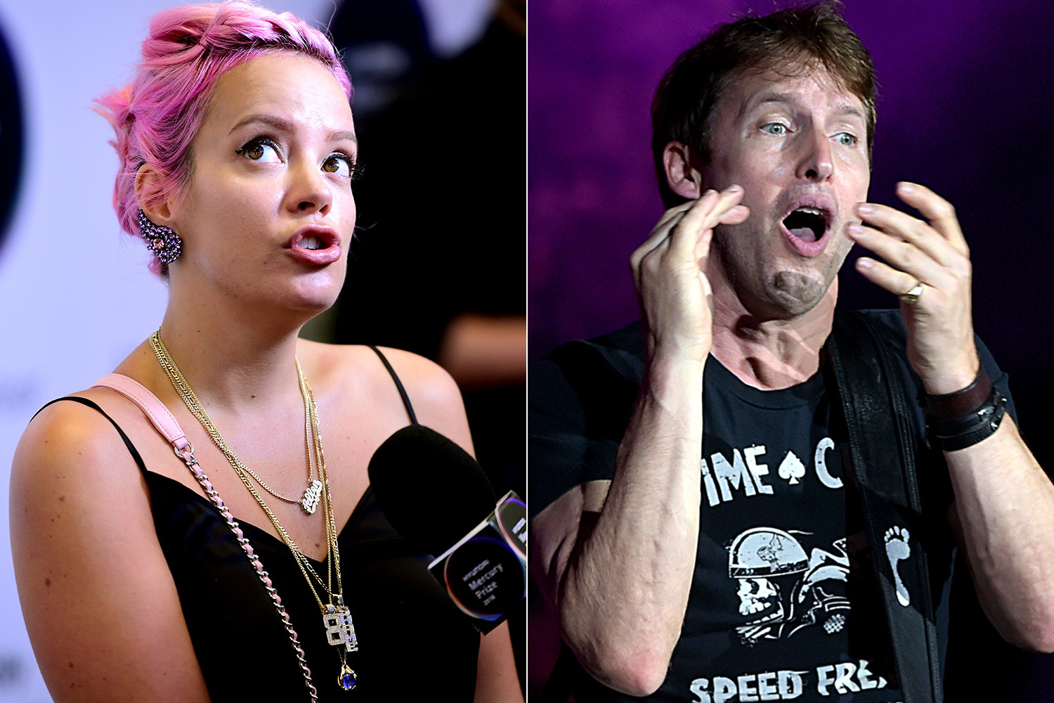 Quand Lily Allen a découvert James Blunt en pleine action