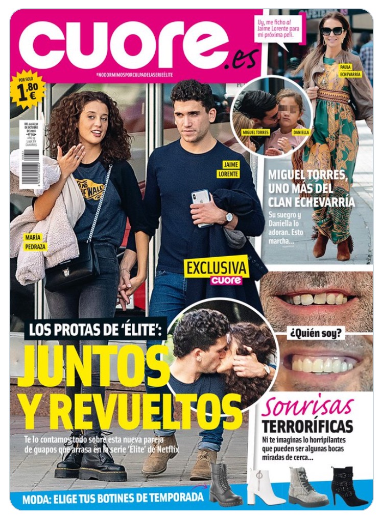 Elite : Jaime Lorente et Maria Pedraza en couple ? C’est confirmé !