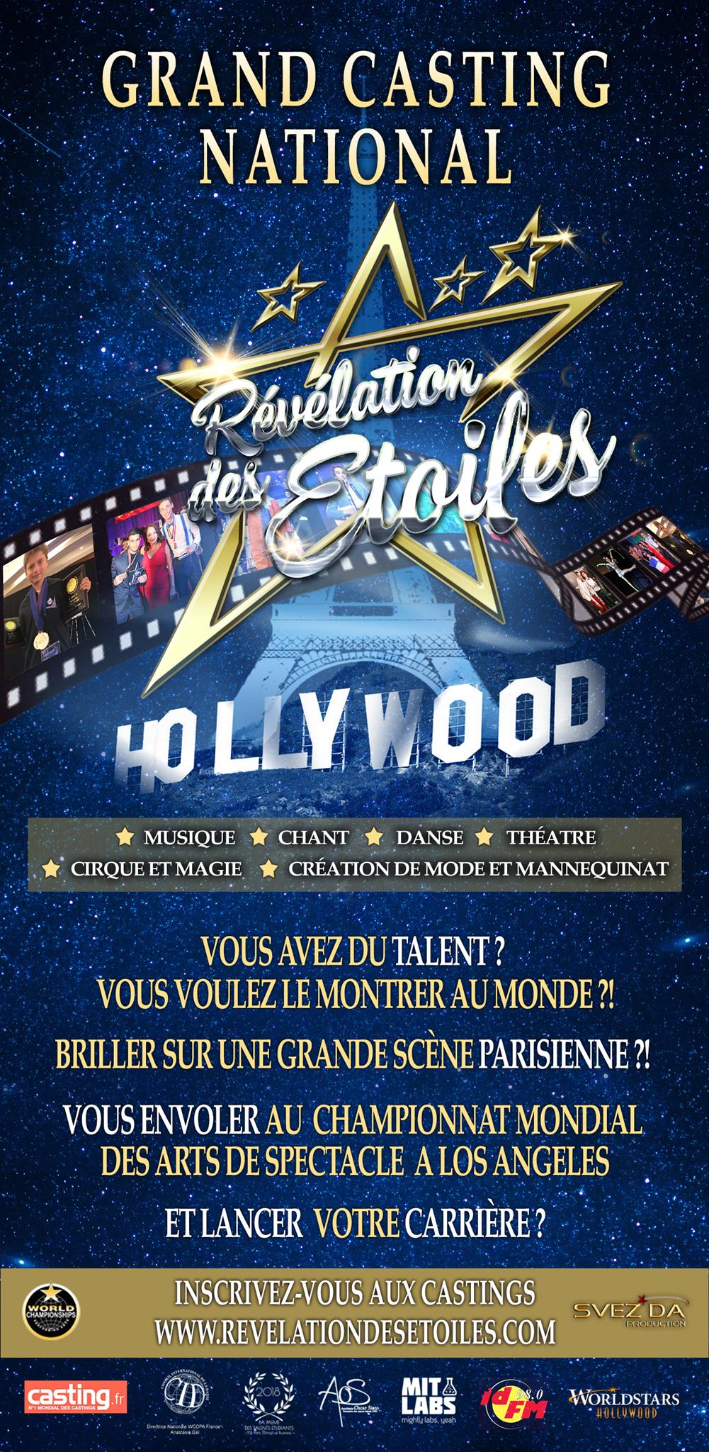 Vous avez du talent ? Participez au concours « Révélation des Étoiles » !