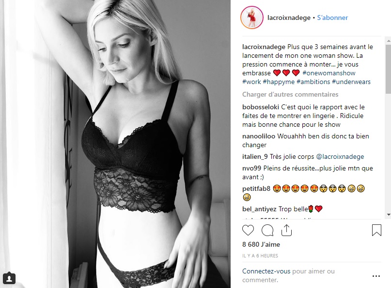 Nadège Lacroix (LVDCB3) en sous vêtements : elle enflamme la Toile