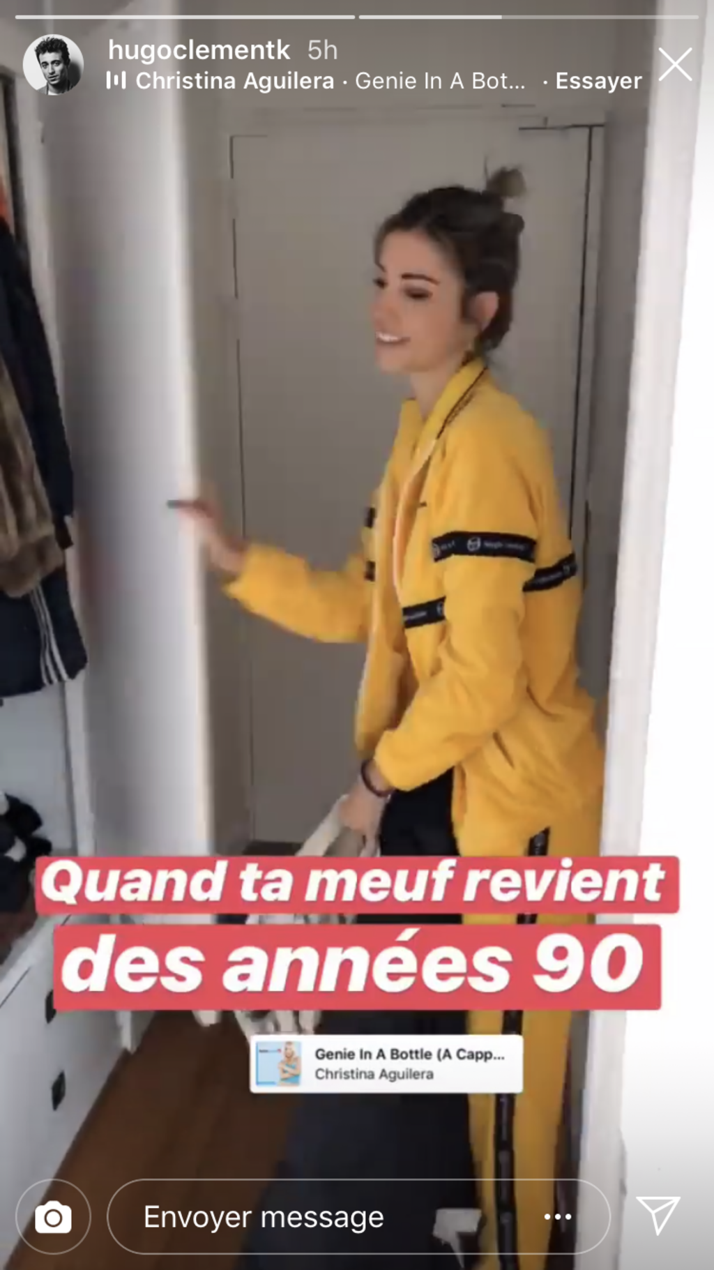 Quand Hugo Clément vanne sa "meuf" Alexandra Rosenfeld