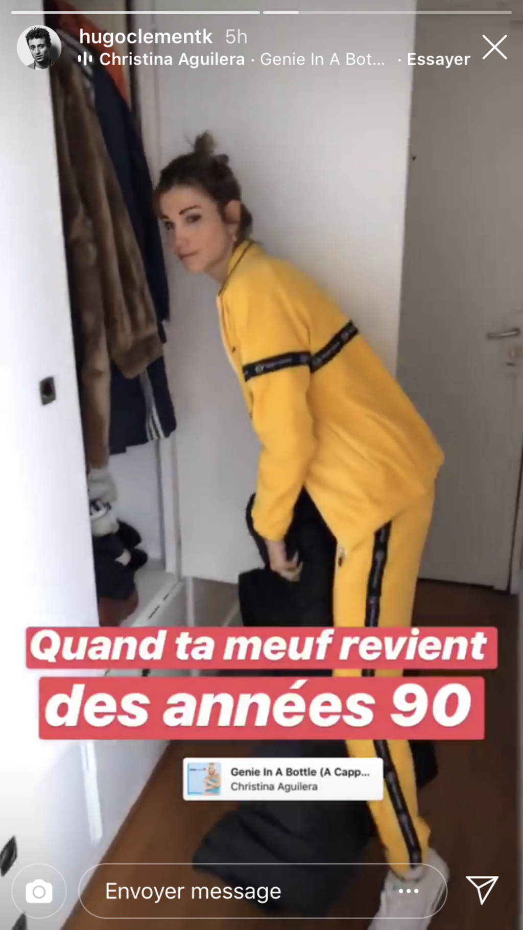 Quand Hugo Clément vanne sa "meuf" Alexandra Rosenfeld