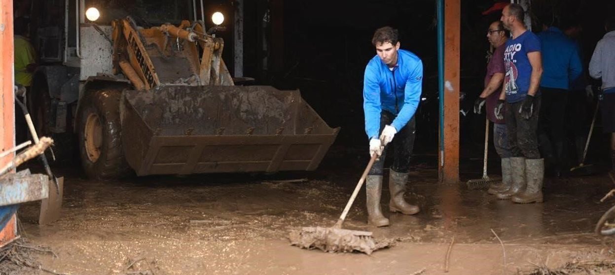 Rafael Nadal : Le tennisman au grand coeur auprès des sinistrés des inondations à Majorque