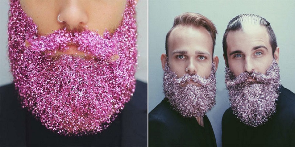 Réveillon du nouvel an : La barbe pailletée, la tendance WTF !