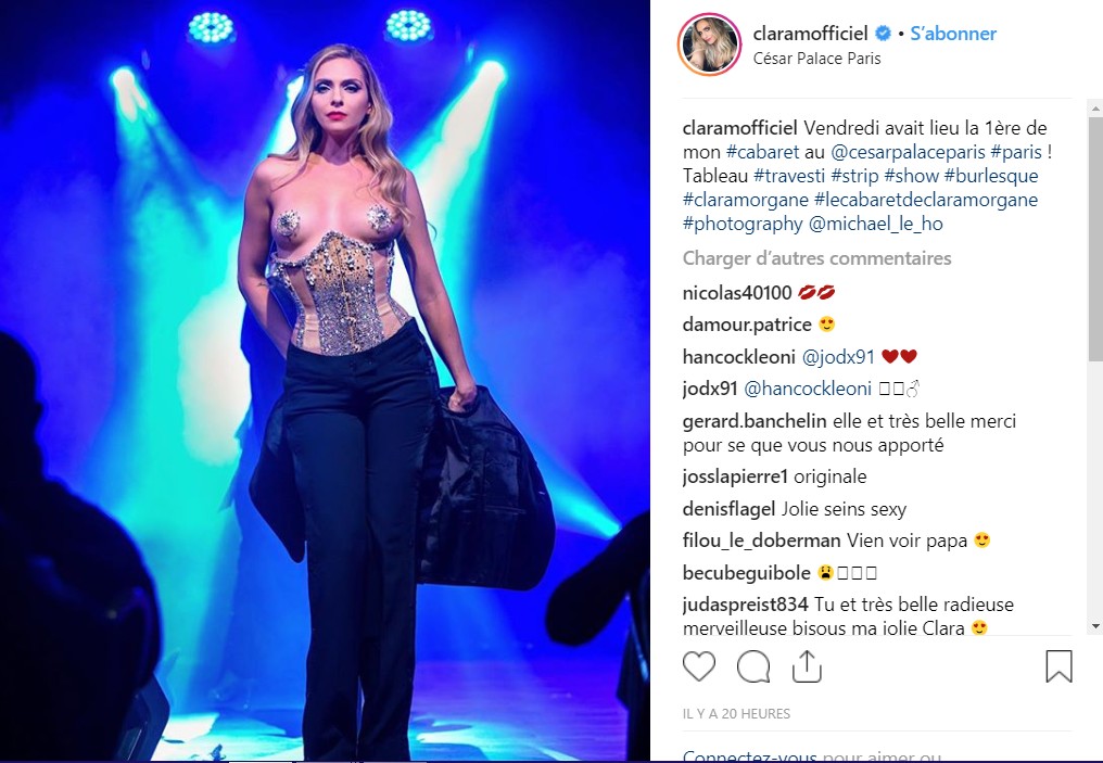 Clara Morgane offre un effeuillage sur scène : Ses fans n'en perdent pas une miette !