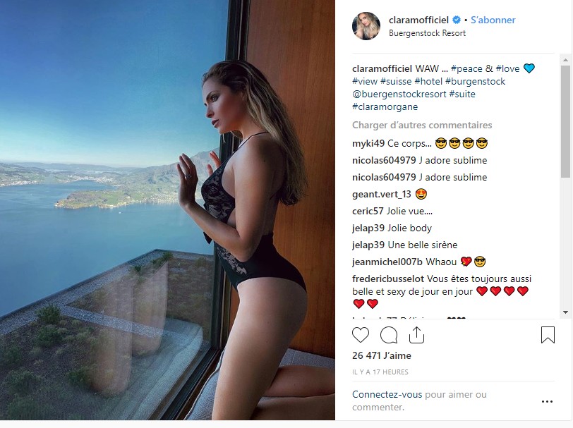 Clara Morgane en body : Son fessier bombé envoûte la Toile !