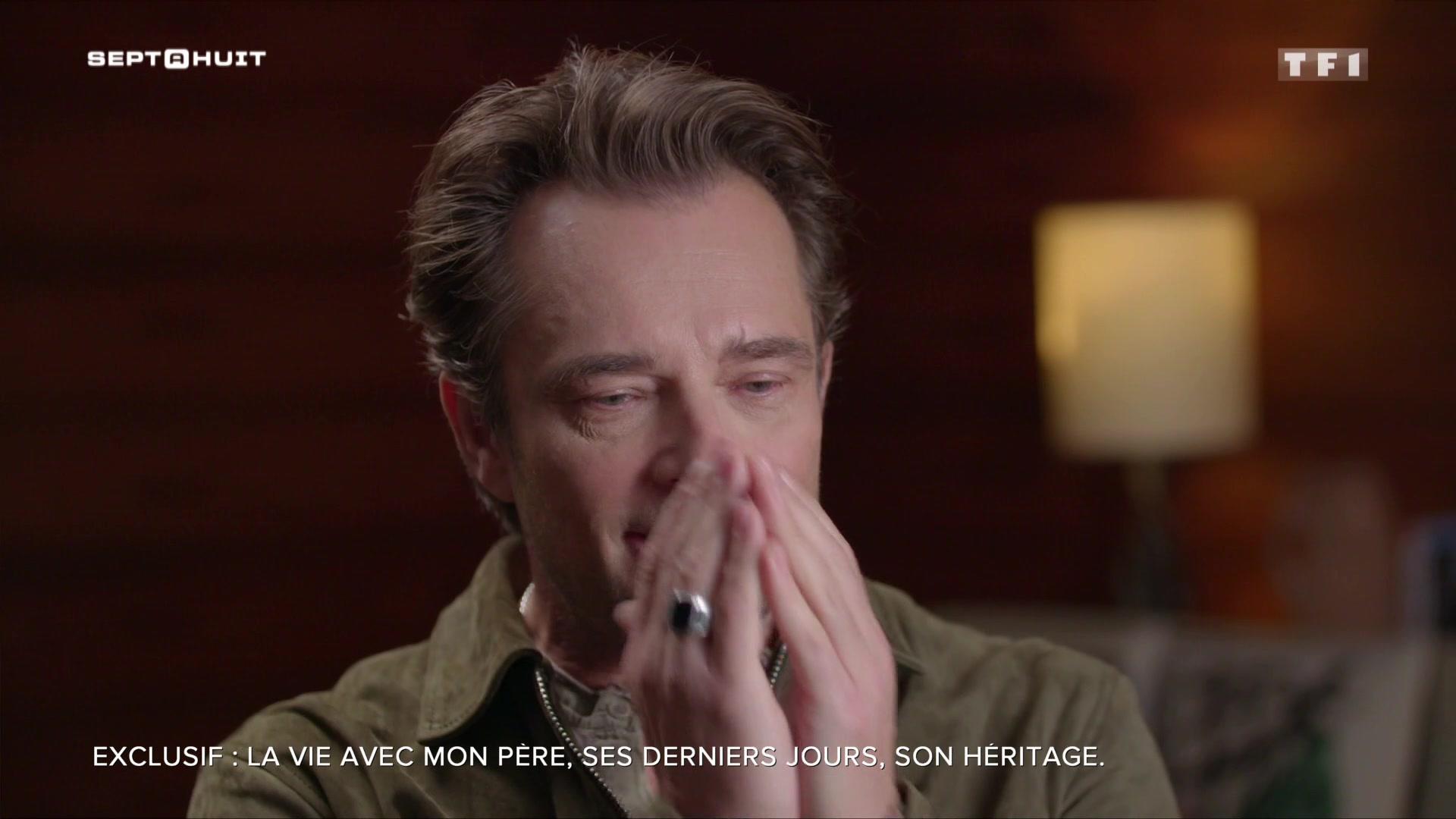 David Hallyday inconsolable : Cette dernière lettre que son père n'a jamais lue