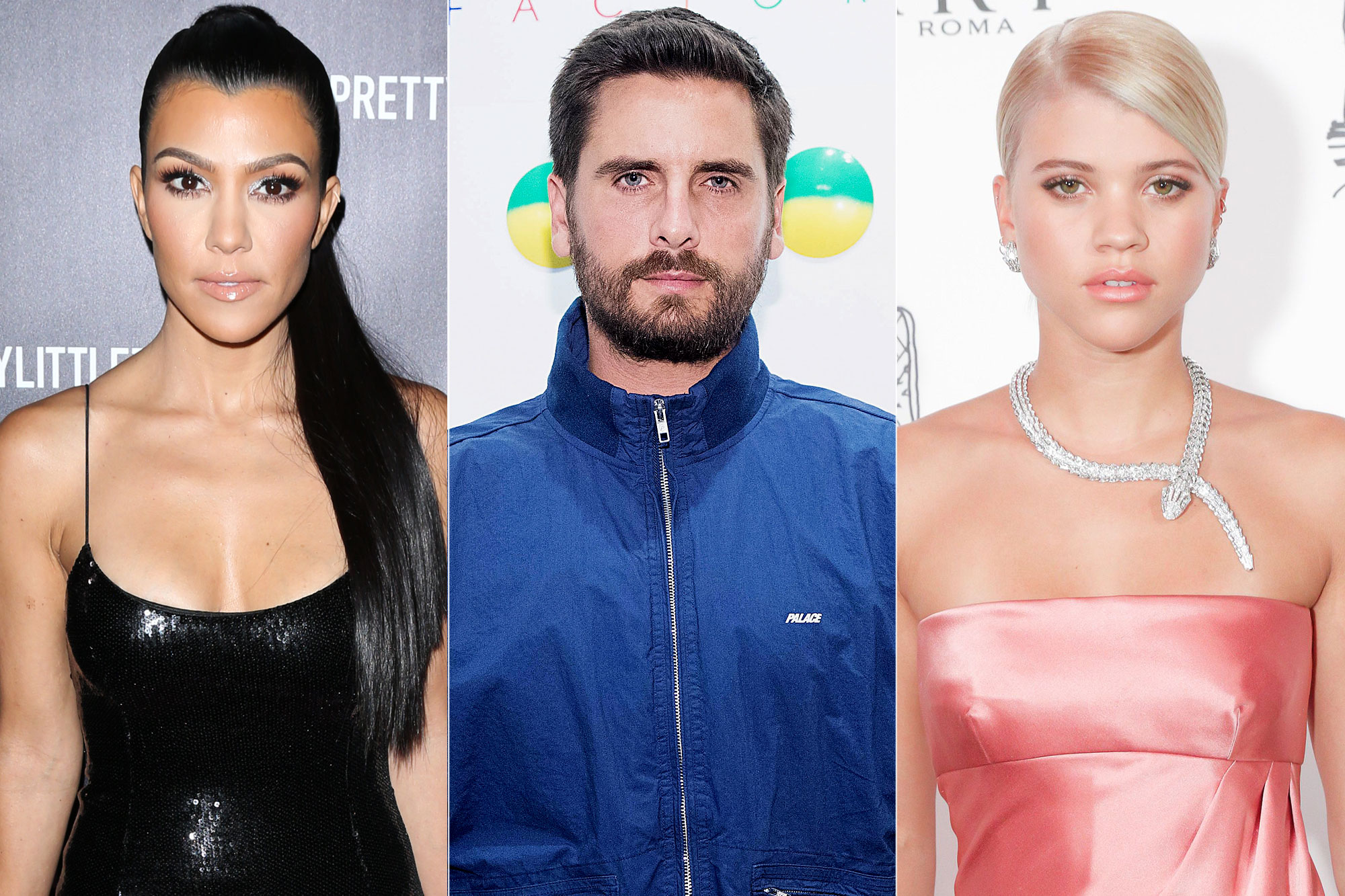 Kourtney Kardashian en vacances avec son ex Scott Disick et Sofia Richie !