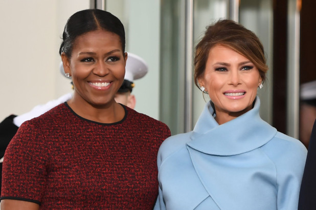 Michelle Obama snobée par Melania Trump ?