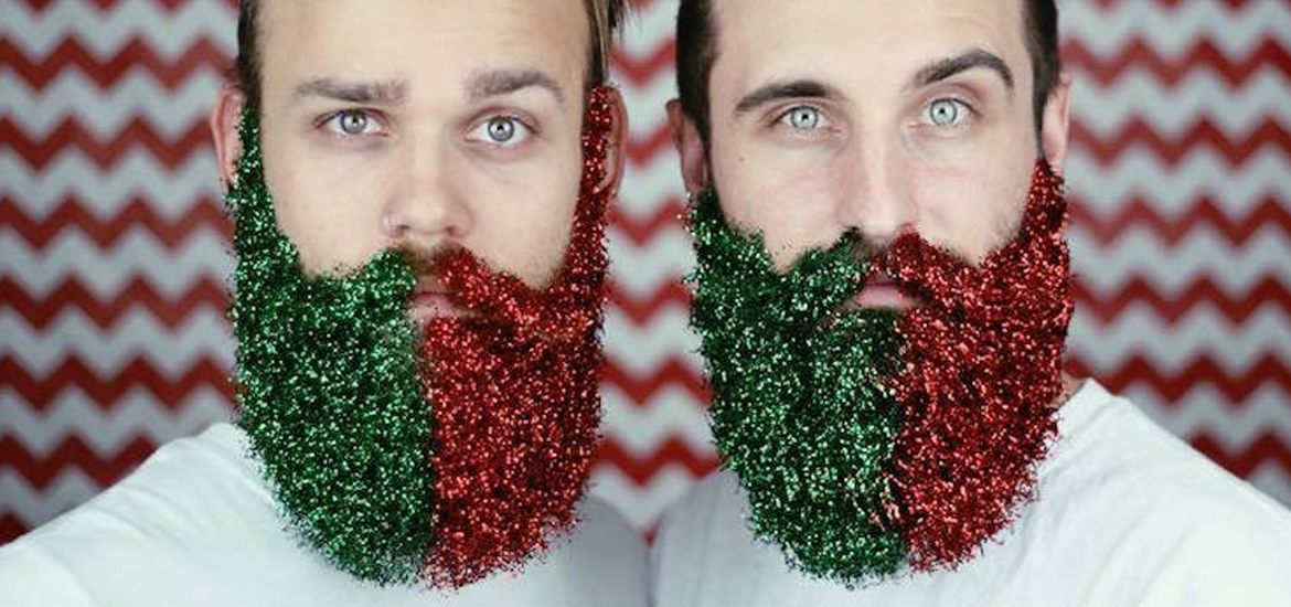 Réveillon du nouvel an : La barbe pailletée, la tendance WTF !