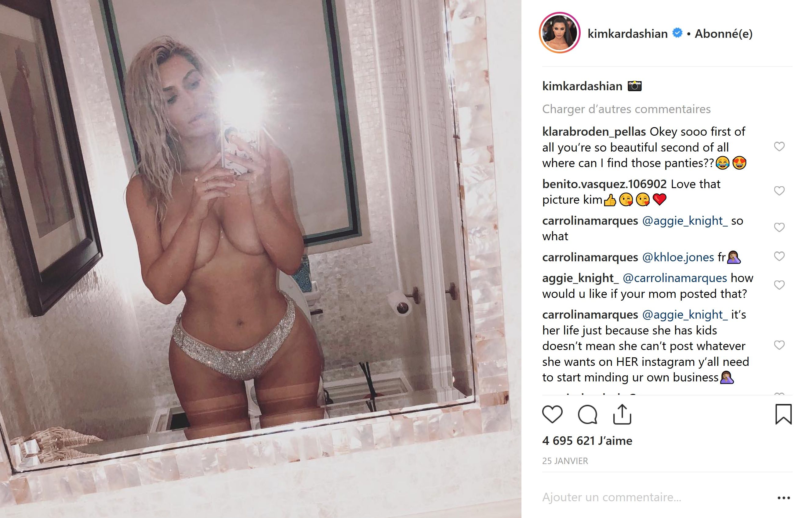 Kim Kardashian : Ses clichés Instagram les plus sexy de 2018