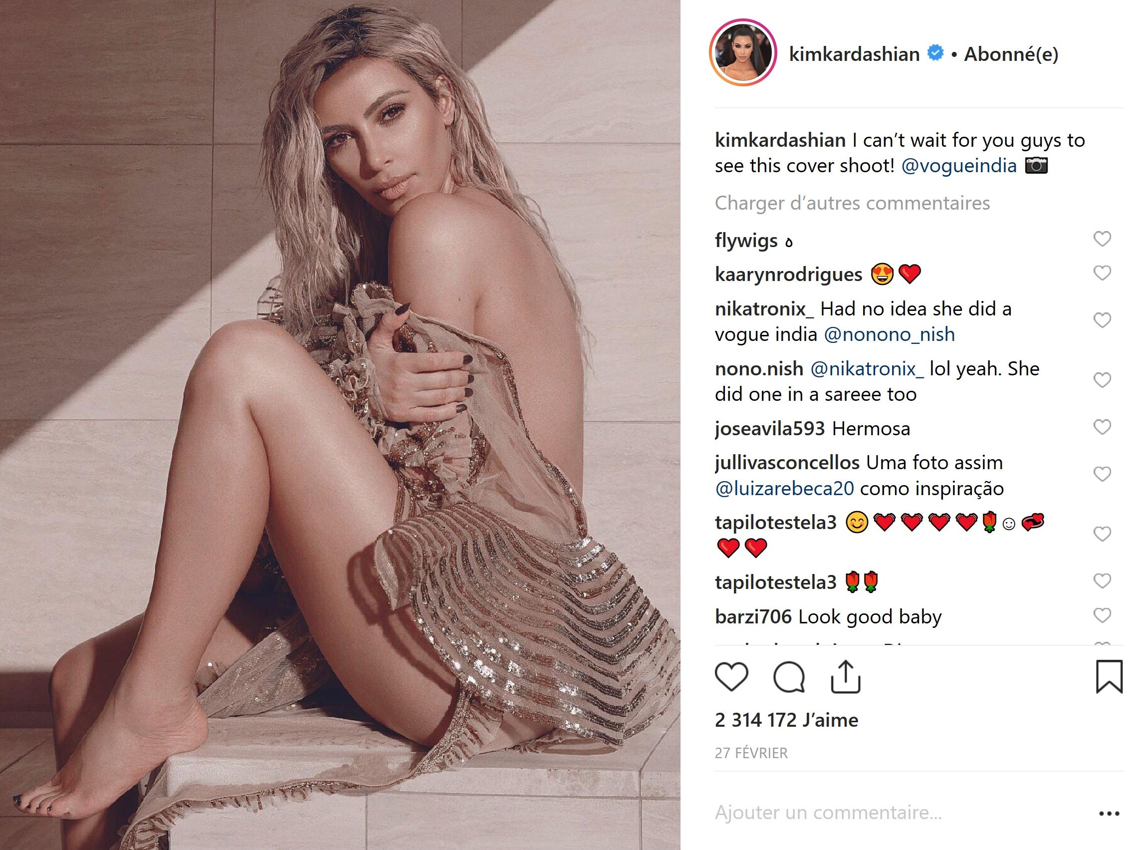 Kim Kardashian : Ses clichés Instagram les plus sexy de 2018