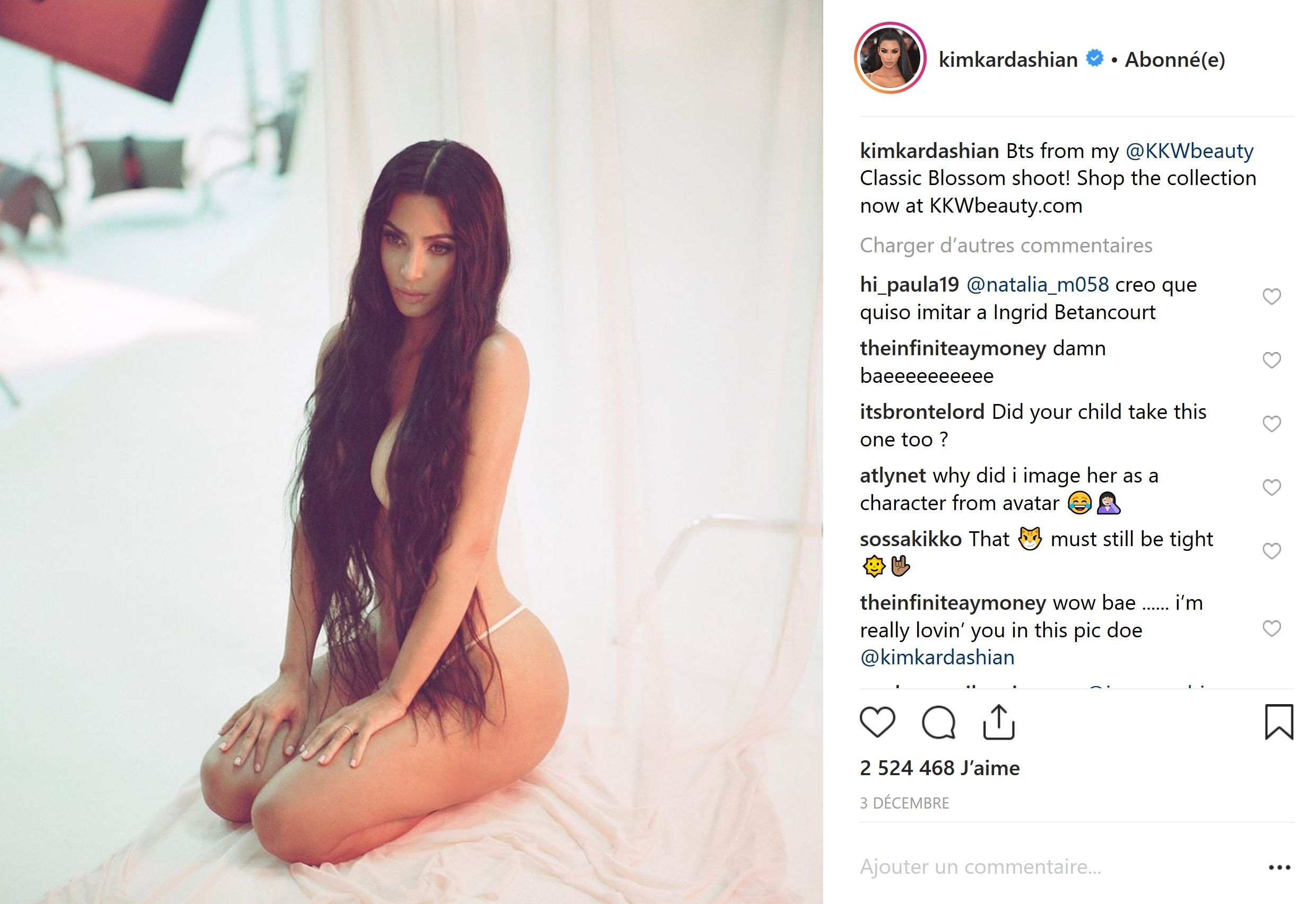 Kim Kardashian : Ses clichés Instagram les plus sexy de 2018