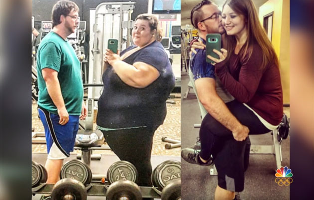 Avant/après : En deux ans, ce couple a perdu 186 kilos ensemble !