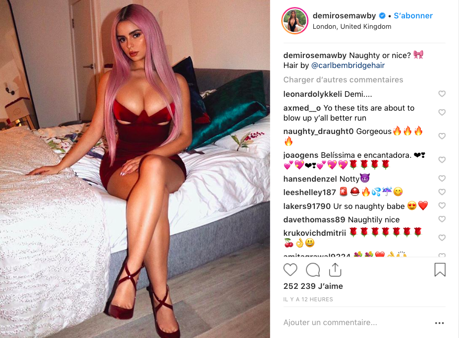 Demi Rose provocante : Elle s'affiche avec un décolleté XXL