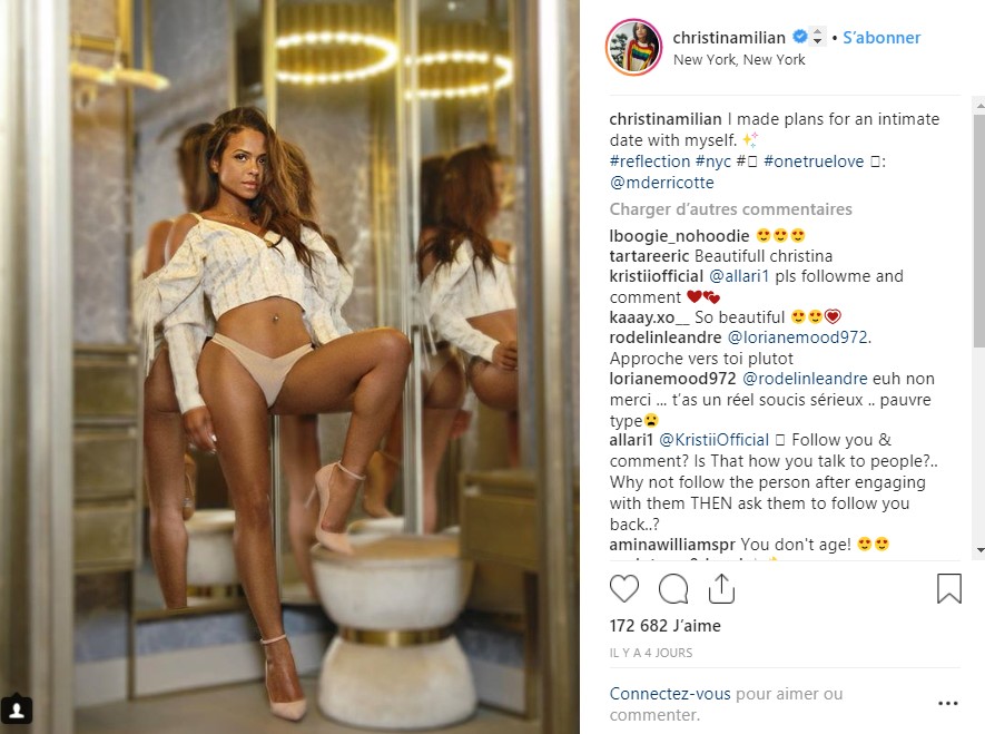 Christina Milian ultra-sensuelle : La chérie de M. Pokora affole la Toile