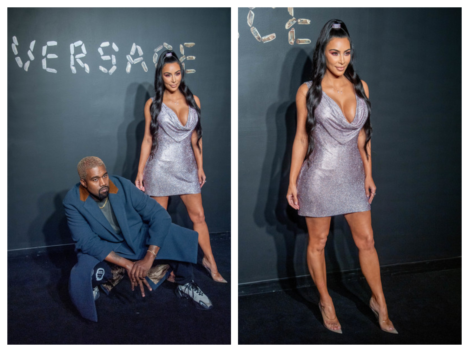 Défilé Versace : Kim Kardashian sort le gros décolleté !