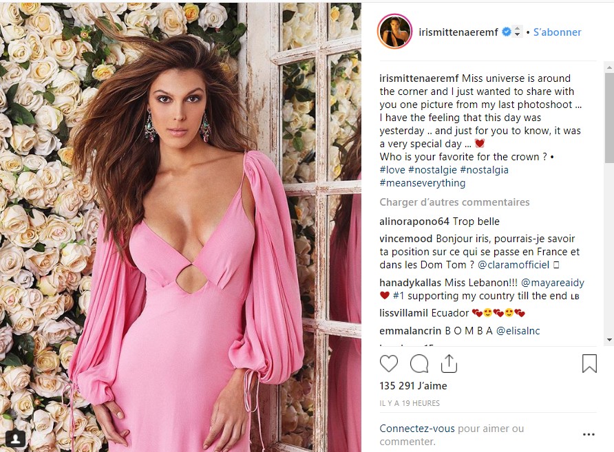 Iris Mittenaere envoûtante : elle affiche un décolleté vertigineux