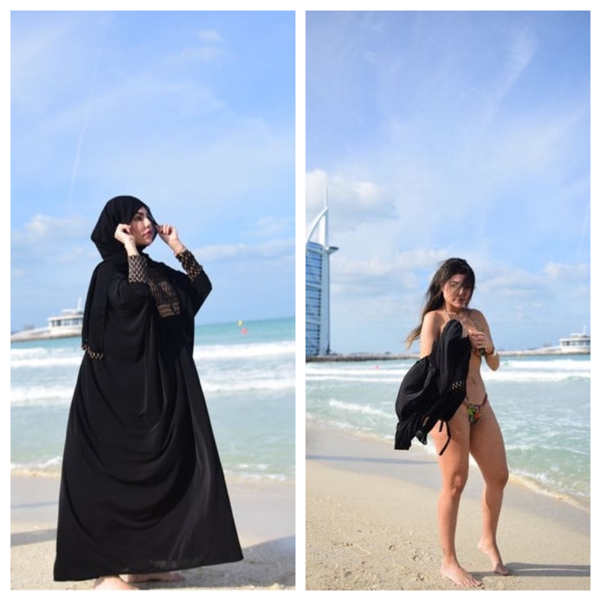 Liziane Gutierrez : le mannequin crée la polémique en enlevant sa burka pour poser en mini bikini