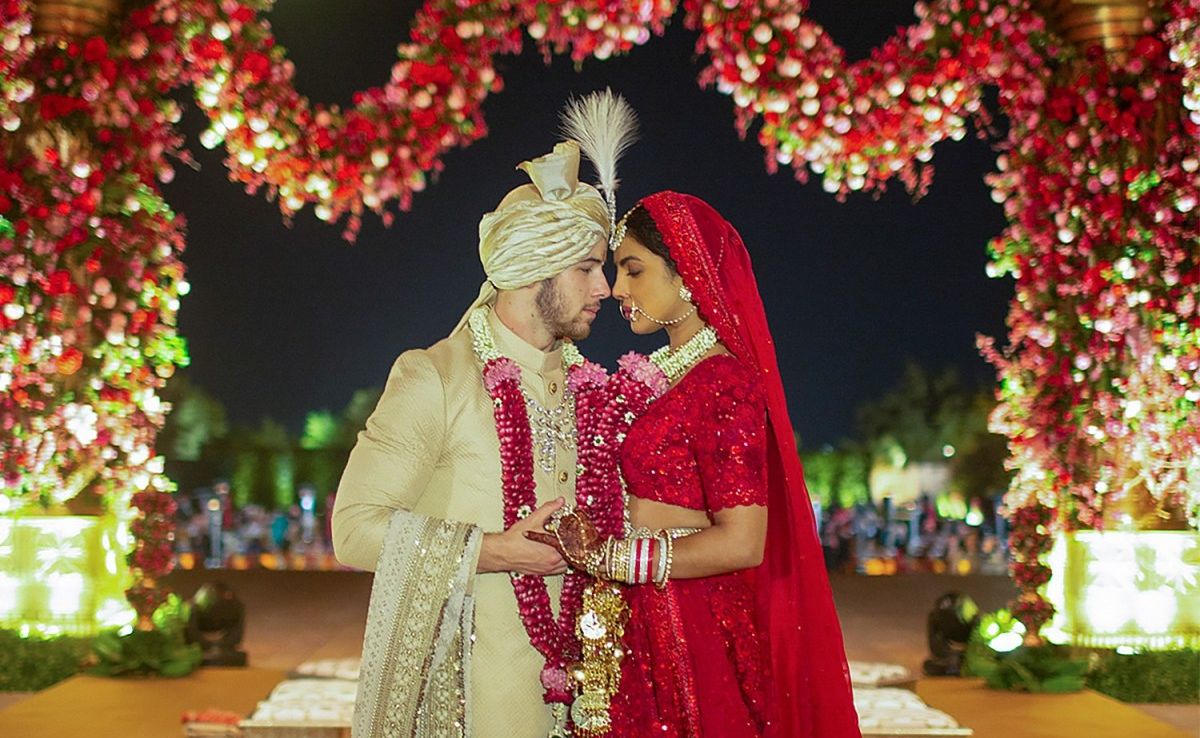  Priyanka Chopra et Nick Jonas durant leur mariage @Instagram