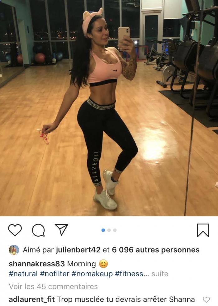 Shanna Kress trop musclée ? Son ex Adrien Laurent la clashe sur Instagram
