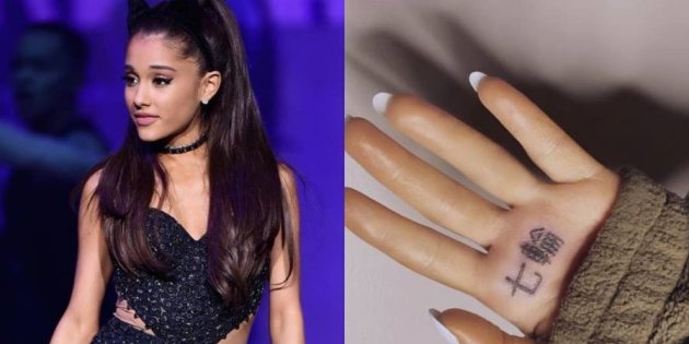 Ariana Grande moquée par les internautes pour son nouveau tatouage loupé