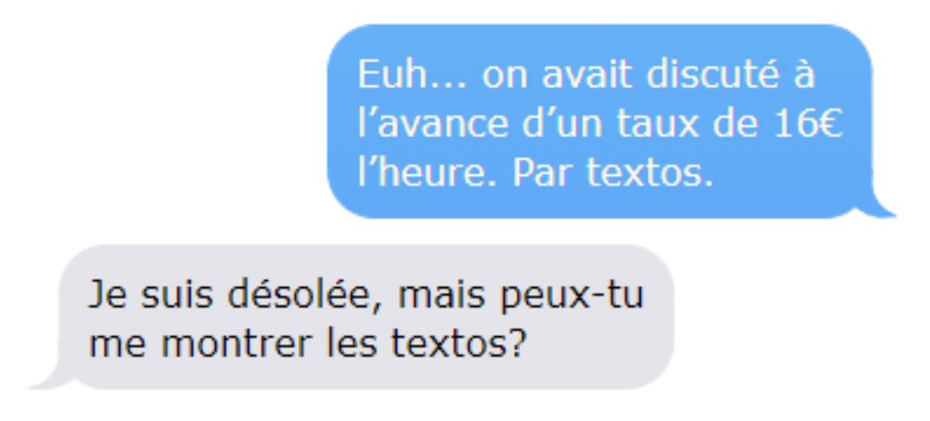 Elle refuse de payer sa baby-sitter, son prétexte est hallucinant