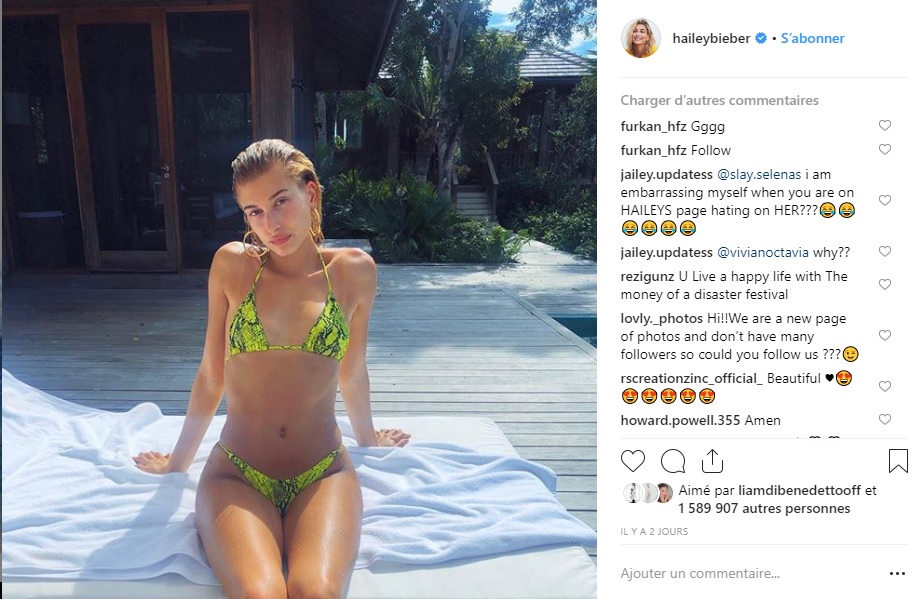 Hailey Baldwin : Son petit bikini réchauffe les internautes