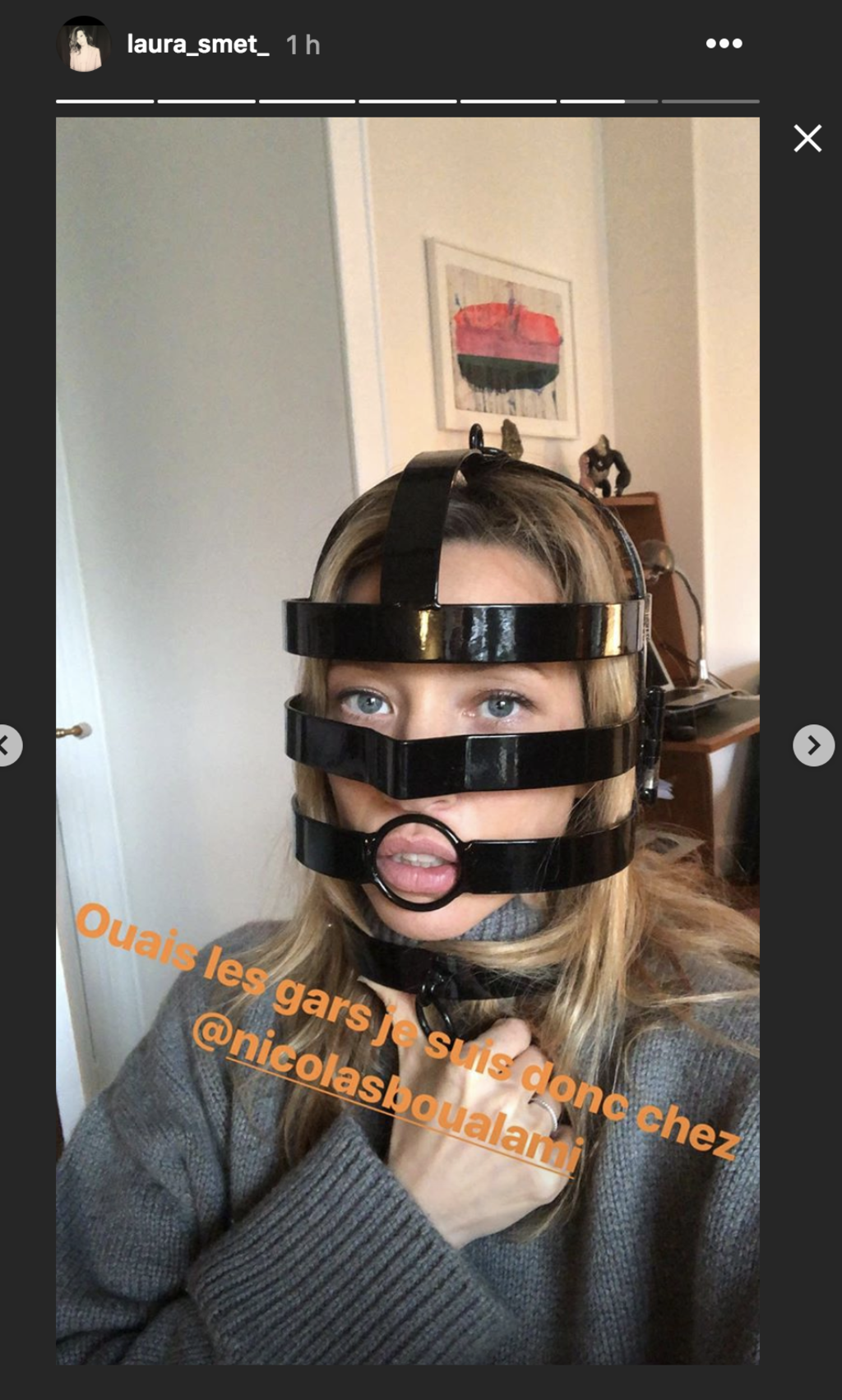 Laura Smet ose un selfie SM, l'image WTF du début d'année !