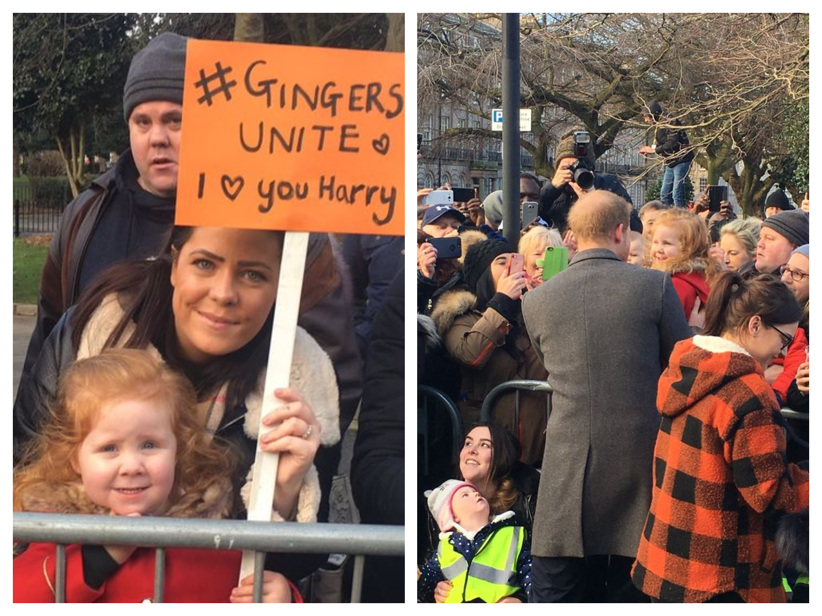 Prince Harry : Une fillette rousse présente dans la foule capte son attention !