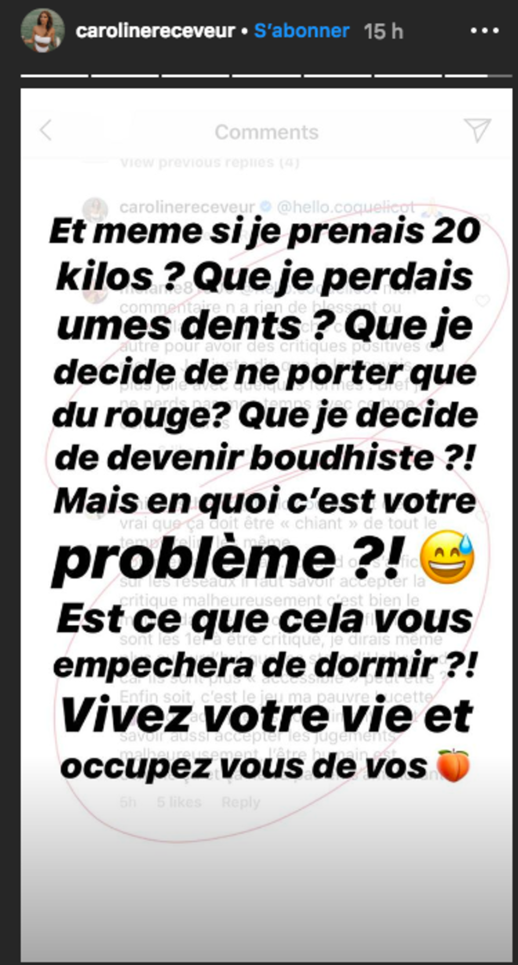 Caroline Receveur traitée d'anorexique : Elle réagit aux violentes critiques